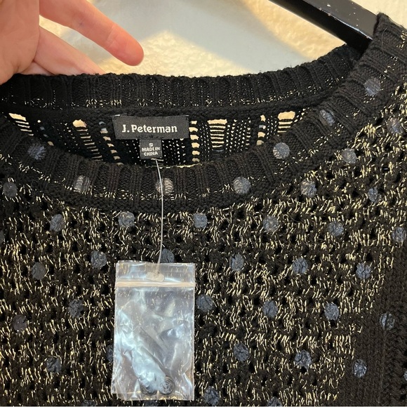 J. Peterman Small Sweater Dress Black Long Sleeve S - Picture 9 of 13